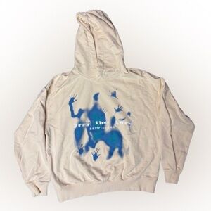 AELFRIC EDEN ABSTRACTION SHADOW GRAPHIC HOODIE ~ NEVER WORN -woman medium